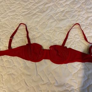 CUUP 30C sheer balconette bra like new  (fits 32-34 B)